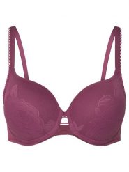 Triumph Biustonosz z fiszbiną Wild Rose Sensation 10205990 Fioletowy. Fioletowe biustonosze Triumph, bez wzorów, z syntetyku. Za 154.00 zł.