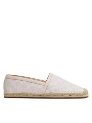 Coach Espadryle Collins CG700 Écru. Espadryle Coach, bez wzorów, ze skóry, bez obcasa, bez zapięcia. Za 379.99 zł.