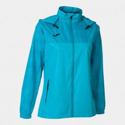 Kurtka do piłki nożnej damska Joma Montreal przeciwdeszczowa. Niebieskie kurtki sportowe Joma, xl, bez wzorów, bez kaptura, do piłki nożnej. W wyprzedaży za 179.80 zł.