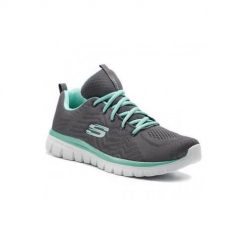 Buty treningowe damskie Skechers Bobssquad Breeze Way. Niebieskie obuwie sportowe Skechers, z gumy, bez zapięcia, trekkingowe, Skechers Sport. Za 249.99 zł.