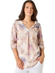 WITT WEIDEN Bluzka w kolorze jasnoróżowo-beżowym rozmiar: 48. Brązowe bluzki WITT WEIDEN, bez wzorów, z lyocellu, bez kołnierzyka, bez ramiączek. Za 82.99 zł.