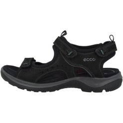Sandały damskie Ecco Offroad. Czarne sandały ecco, bez wzorów, z gumy, sportowe, bez obcasa, bez zapięcia. Za 579.99 zł.