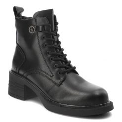 Czarne Botki S.Barski Modne Obuwie Damskie Na Obcasie. Czarne botki VINCEZA, bez wzorów, z jeansu, bez obcasa, na obcasie, bez zapięcia. Za 209.00 zł.