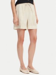 United Colors Of Benetton Bermudy 4AGHD901T Beżowy Regular Fit. Brązowe szorty United Colors of Benetton, bez wzorów, ze lnu. Za 149.99 zł.