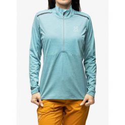 Bluza z zamkiem damska Haglofs L.I.M Strive Mid Top. Niebieskie bluzy Haglöfs, l, bez wzorów, bez kaptura. Za 328.99 zł.