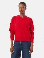 Marella Sweter Buono 2623366222 Czerwony Regular Fit. Czerwone swetry Marella, m, bez wzorów, z wełny, bez ramiączek. Za 1,159.00 zł.