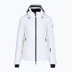 Kurtka narciarska damska EA7 Emporio Armani Ski Cortina Toray Fashion. Białe kurtki narciarskie EA7 Emporio Armani, l, bez wzorów, z materiału, bez kaptura, narciarskie, Dermizax. Za 1,989.00 zł.
