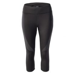 Damskie legginsy 3/4 IQ Intelligence Quality Nukia. Czarne legginsy IQ, bez wzorów. W wyprzedaży za 123.25 zł.