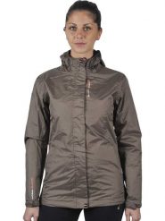 Peak Mountain Kurtka przeciwwiatrowa w kolorze brązowym rozmiar: L. Brązowe kurtki sportowe Peak Mountain, l, bez wzorów, bez kaptura, outdoorowe. Za 165.99 zł.