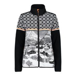 Bluza damska turystyczna CMP 31J1146. Czarne bluzy CMP, m, bez wzorów, z materiału, bez kaptura. Za 522.90 zł.