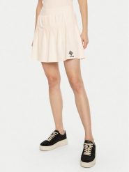 Guess Spódnica mini V5RD00 KCOK1 Kremowy Regular Fit. Białe spódnice Guess, xl, z aplikacjami, z bawełny, mini. Za 157.99 zł.
