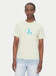 Calvin Klein Jeans T-Shirt Hero LV047B865G Beżowy Regular Fit. Brązowe t-shirty Calvin Klein Jeans, m, bez wzorów, z bawełny, bez kołnierzyka, bez ramiączek. Za 239.99 zł.