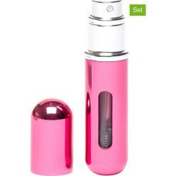 Rozpylacze (2 szt.) "Traveller" w kolorze różowym. Perfumy damskie Perfumy. W wyprzedaży za 45.95 zł.