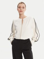 BOSS Bluzka Banariah 50546147 Écru Regular Fit. Bluzki Boss, bez wzorów, z wiskozy, bez kołnierzyka, bez ramiączek. Za 799.99 zł.