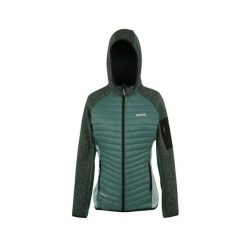 Damska bluza z kapturem na zamek błyskawiczny Regatta Newhill. Zielone bluzy Regatta, bez wzorów, z kapturem. Za 129.99 zł.