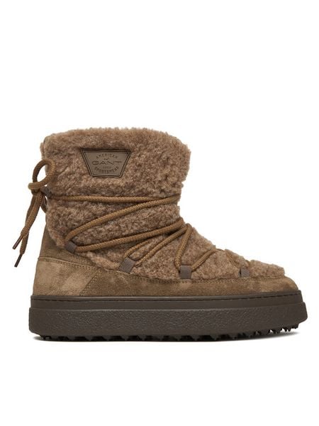 Gant Śniegowce 31541101 Brązowy. Brązowe trapery i śniegowce GANT, z wełny. Za 769.99 zł.