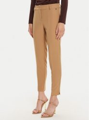 Maryley Spodnie materiałowe 24IB52Z/M19/43ER Brązowy Regular Fit. Brązowe spodnie materiałowe Maryley, m, bez wzorów, z materiału. Za 119.99 zł.