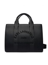 KARL LAGERFELD Torebka B1W30041 Czarny. Czarne torebki klasyczne KARL LAGERFELD, bez wzorów, ze skóry, bez dodatków. Za 849.99 zł.