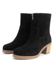 TRAVELIN' Skórzane botki w kolorze czarnym na obcasie rozmiar: 39. Czarne botki Travelin', bez wzorów, ze skóry, bez obcasa, na obcasie, bez zapięcia. Za 524.62 zł.