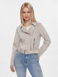 Guess Kurtka przejściowa Celeste W4RL10 WFWQ0 Szary Regular Fit. Szare kurtki Guess, xl, z aplikacjami, z syntetyku, bez kaptura. Za 349.99 zł.