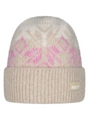 Barts Czapka "Fairywren" w kolorze beżowym rozmiar: onesize. Brązowe czapki Barts, z aplikacjami, ze splotem. Za 91.77 zł.