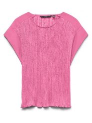 Vero Moda Bluzka w kolorze różowym rozmiar: S. Różowe bluzki Vero Moda, s, bez wzorów, bez kołnierzyka, bez ramiączek. Za 71.56 zł.