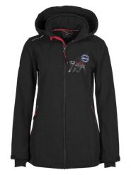 Peak Mountain Kurtka softshellowa "Amont" w kolorze czarnym rozmiar: M. Czarne kurtki sportowe Peak Mountain, m, bez wzorów, bez kaptura, outdoorowe. Za 304.99 zł.