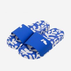 Klapki Kubota Basenowe Basic Print Niebieskie. Niebieskie klapki Kubota, bez wzorów, z dresówki, bez obcasa. Za 79.99 zł.