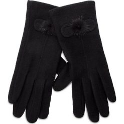 Rękawiczki ACCCESSORIES 1W6-006-AW18. Czarne rękawiczki ACCCESSORIES, bez wzorów, z poliamidu. W wyprzedaży za 19.99 zł.
