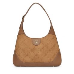 Torebka Beverly Hills Polo Club. Brązowe torebki klasyczne Beverly Hills Polo Club, bez wzorów, bez dodatków. Za 199.99 zł.