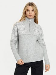 Guess Sweter W4PR1A Z3LQ0 Szary Regular Fit. Szare swetry Guess, xl, z aplikacjami, z syntetyku, bez ramiączek. Za 499.99 zł.