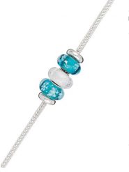 CHARM'S Srebrna bransoletka z charmsami rozmiar: onesize. Szare bransoletki CHARM'S, srebrne. Za 255.34 zł.