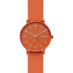 Zegarek SKAGEN - Aaren Kulor SKW6511 Orange/Orange. Brązowe zegarki Skagen. W wyprzedaży za 299.00 zł.