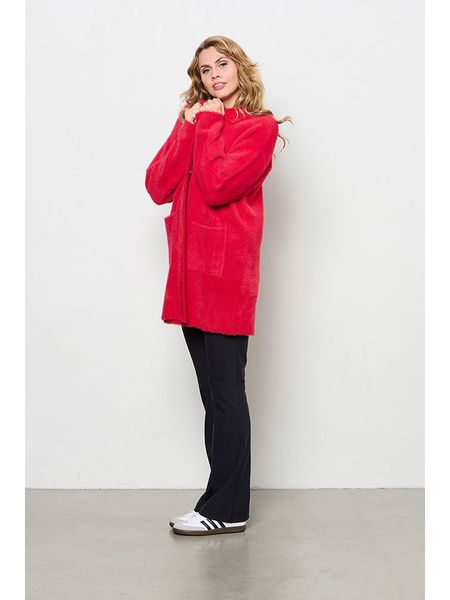 &Co Woman Kardigan "Biban" w kolorze czerwonym rozmiar: XS. Czerwone kardigany &Co Woman, xs, bez wzorów. Za 235.95 zł.