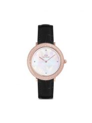 Daniel Wellington Zegarek Crystalline Bezel 32 DW00100827 Różowe złoto. Czerwone, analogowe zegarki Daniel Wellington, złote. Za 1,109.00 zł.