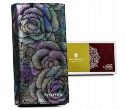 Portfel skórzany Peterson [DH] PTN 421431-MD zielony. Zielone portfele Peterson, bez wzorów, ze skóry. Za 125.99 zł.