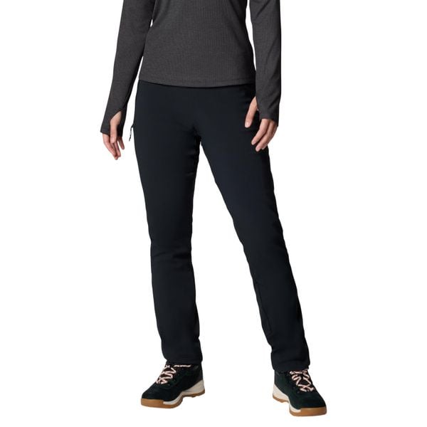 Spodnie sportowe damskie Back Beauty High-Rise Pant. Czarne spodnie dresowe Columbia, bez wzorów, z elastanu. Za 319.99 zł.