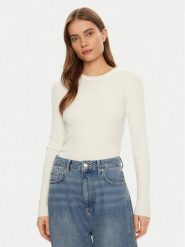 JJXX Sweter Jodi 12250072 Biały Slim Fit. Białe swetry JJXX, s, bez wzorów, z wiskozy, bez ramiączek. Za 79.99 zł.