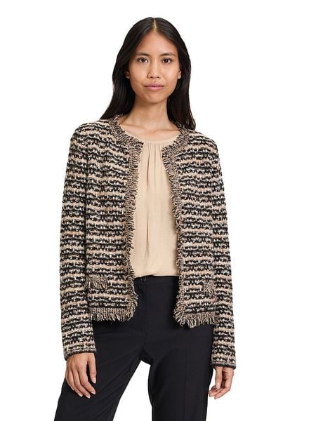 Betty Barclay Kardigan w kolorze czarno-beżowym rozmiar: 42. Brązowe kardigany Betty Barclay, bez wzorów, z bawełny. Za 144.92 zł.