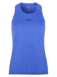 Craft Top sportowy "ADV Essence" w kolorze niebieskim rozmiar: XS. Niebieskie koszulki sportowe Craft, bez wzorów, bez ramiączek, outdoorowe. Za 57.06 zł.