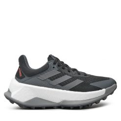 Buty do biegania adidas. Czarne obuwie sportowe Adidas, bez zapięcia, do biegania, Adidas Terrex. Za 529.99 zł.