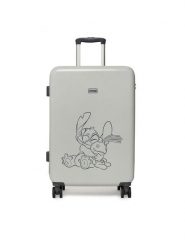Disney Classics Walizka średnia SW-ACCCS-SS25-250DCLS-M Szary. Szare walizki Disney Classics, bez wzorów, średnie. Za 259.99 zł.