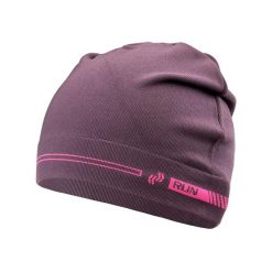 Czapka Damska Bieganie Devin. Czerwone czapki IQ, bez wzorów. Za 44.99 zł.