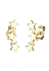 Elli Damskie kolczyki sztyfty gwiazdy Astro Look w srebrze 925 Sterling Silver Kolczyki 1 ct. Szare kolczyki Elli, srebrne, na sztyftcie. Za 198.99 zł.