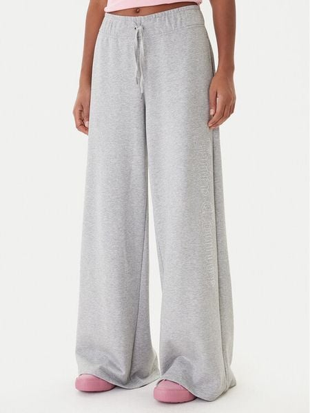 Juicy Couture Spodnie dresowe Annen JCWBJ225320 Szary Wide Leg. Szare spodnie dresowe Juicy Couture, m, bez wzorów, z dresówki. Za 349.99 zł.