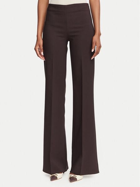 Rinascimento Spodnie materiałowe CFC0130141003 Brązowy ciemny Wide Leg. Brązowe spodnie materiałowe Rinascimento, m, bez wzorów, z materiału. Za 404.99 zł.