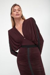 Body damskie marszczone ELISABETTA FRANCHI. Body Elisabetta Franchi, bez wzorów. Za 2,299.00 zł.