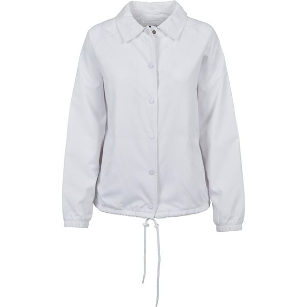 Parka dla kobiet Urban Classic coach. Białe parki Urban Classics, na zimę, bez kaptura. Za 214.00 zł.