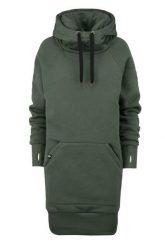 Bluza sportowa z kapturem damska DEEP TRIP Luzak. Zielone bluzy DEEP TRIP, l, bez wzorów, z bawełny, z kapturem. Za 369.00 zł.