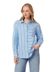 Scotch & Soda Koszula w kolorze błękitnym rozmiar: S. Niebieskie koszule Scotch & Soda, s, bez wzorów, bez kołnierzyka, bez ramiączek. Za 162.11 zł.